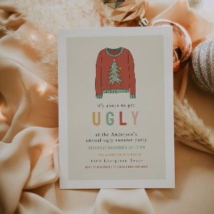Ugly Sweater Party   Julfest - inbjudan