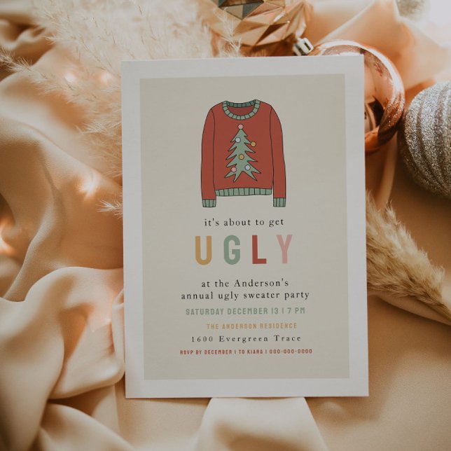 Ugly Sweater Party | Julfest - inbjudan (Skapare uppladdad)