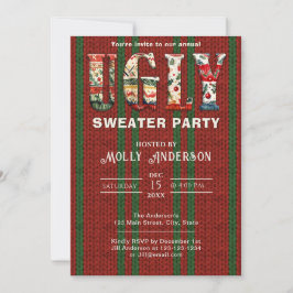 Ugly Sweater Party Spara datum Datumet