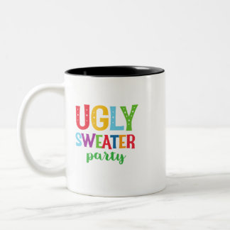 Ugly Sweater Party Två-Tonad Mugg