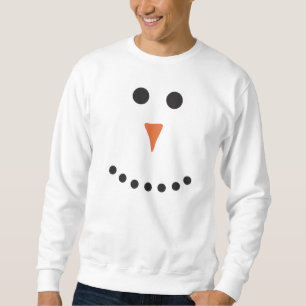 Ugly Sweater Snögubbe Lång Ärmad Tröja