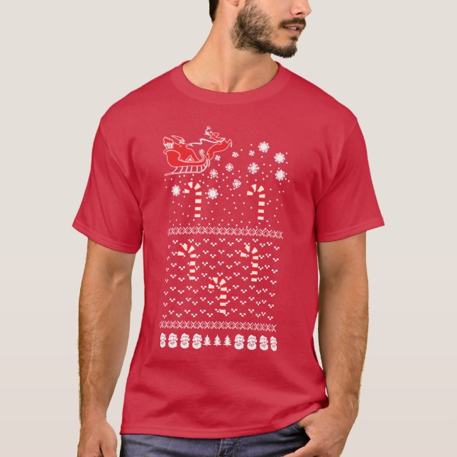 UGLY SWEATER-vän T Shirt (Framsida)