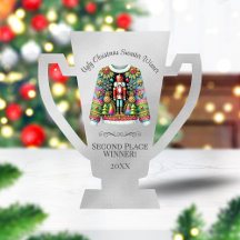 Ugly Sweater Winner Silver 2:a Ställe-trofé