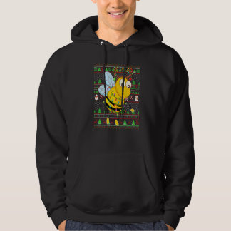 Ugly Xmas Sweater Style Lighting Honeybee Christma Hoodie
