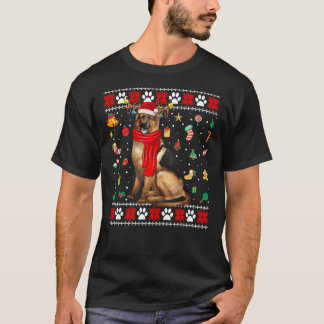 Uglyer jul German Shepherd Hund T Shirt