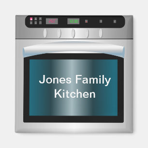 Ugn som är grafisk med personligtext magnet