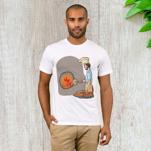 Ugnschef för Wood Fired Pizza T Shirt