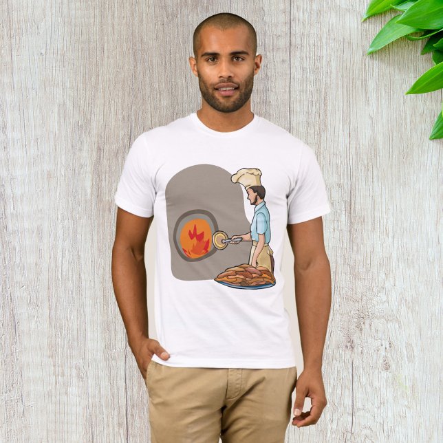 Ugnschef för Wood Fired Pizza T Shirt (Skapare uppladdad)