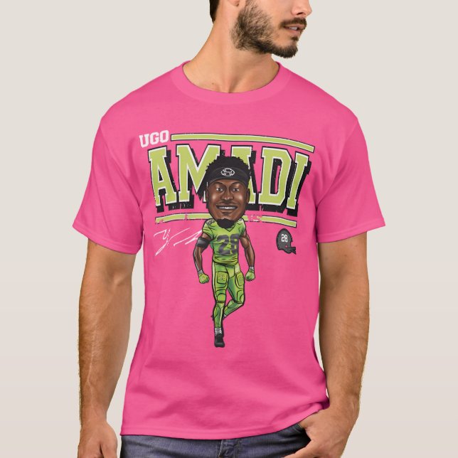 Ugo Amadi Tecknad T Shirt (Framsida)