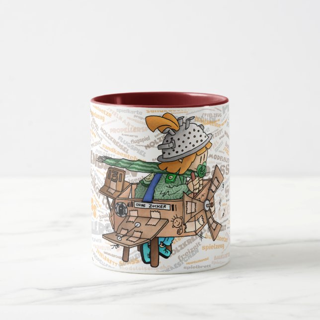 Ugo - Flugspiel / Kissen Poster Mugg (Center)