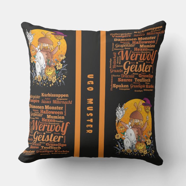 Ugo - Halloween / Thermosbecher Kudde (Framsida)