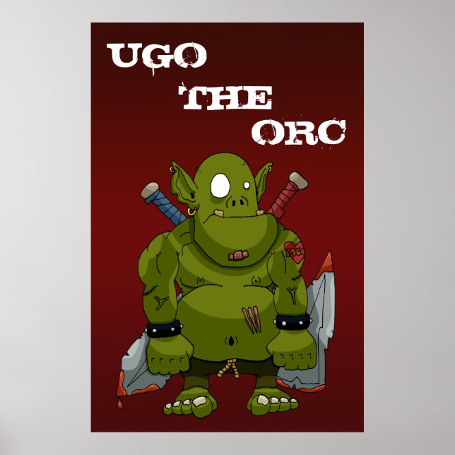Ugo the Orc Poster (Framsidan)