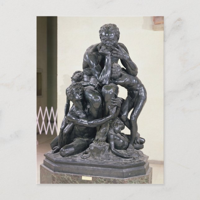 Ugolino och hans söner, 1860 vykort (Framsida)