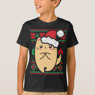 Ugt julsötare Cute Kawaii Anime Chibi Shy T Shirt