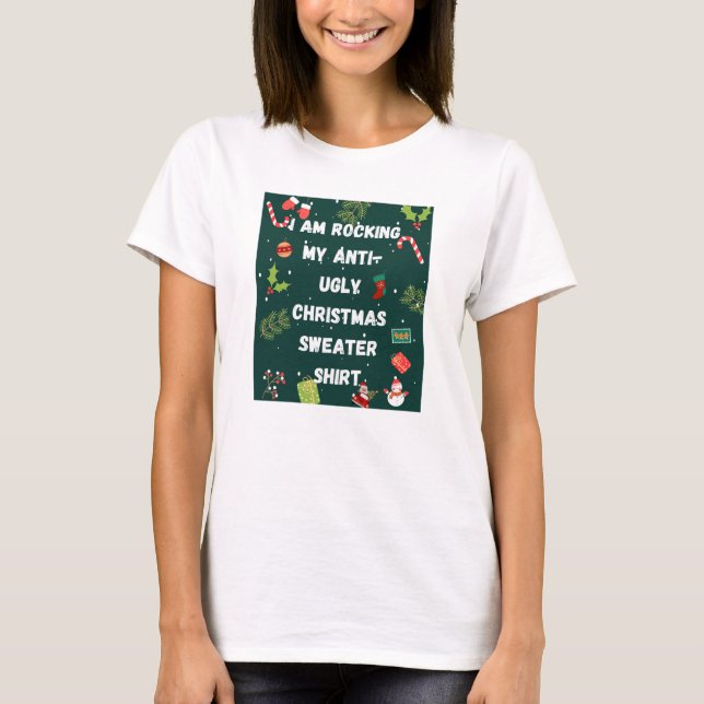 Ugt julsötare Shirt T (Framsida)