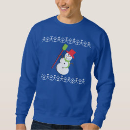 Ugt julsötare Snögubbe Sweatshirt