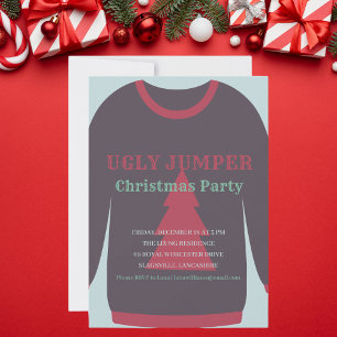 Ugt Jumper jul Party Inbjudningar