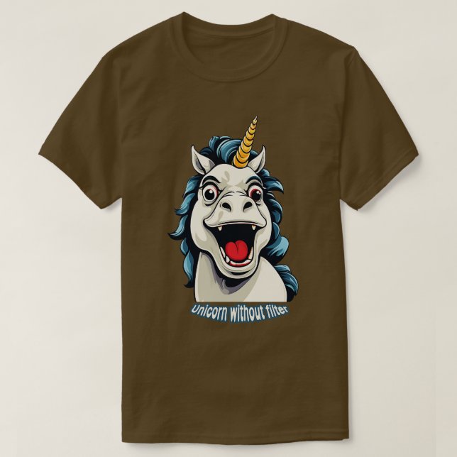 Ugt majs utan filter t shirt (Design framsida)
