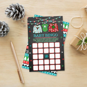 Ugt sötare jul Babykläder Bingo Game