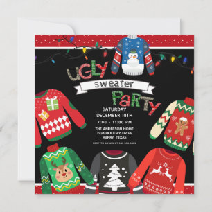 Ugt sötare jul Party Inbjudningar