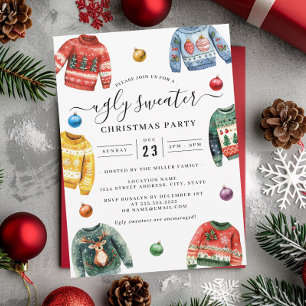 Ugt sötare jul Party Inbjudningar