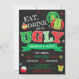 Ugt sötare jul Party Inbjudningar