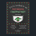Ugt sötare jul Party Social Avstånd Inbjudningar<br><div class="desc">Inbjudan vänner,  familj och gäster till din fula sweater christmas party!  Firar bran och gör minnen med den fulaste julsvammare du hittar!  Personlig med dina party-uppgifter!  Gäster kan samlas med masker och njuta av en bra traditionell ful sweater party!</div>