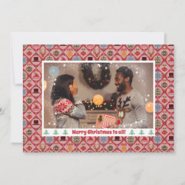 Ugt Sweater-julfoto Julkort