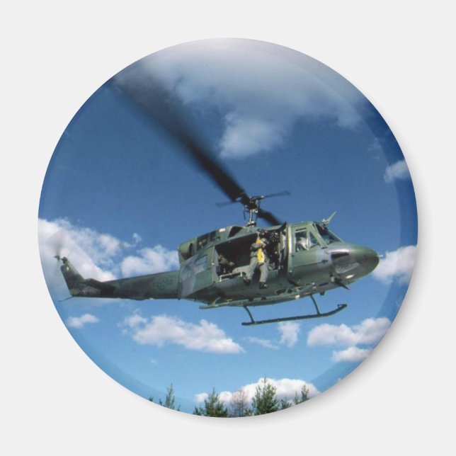 UH1 50 HELICOPTER MAGNET (Framsidan)