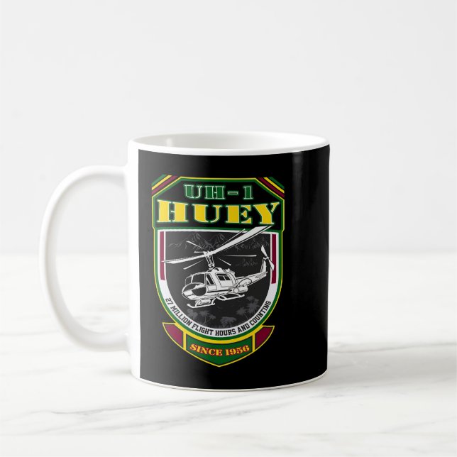 UH1 Huey sedan 1956 Vietnam Veteran Pilot 334 Kaffemugg (Vänster)