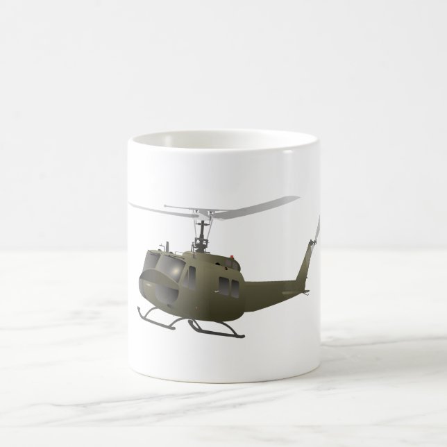 UH-1 Huey Helicopter Kaffemugg (Center)