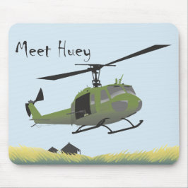 UH-1 Huey Militär Mouse Pad Musmatta