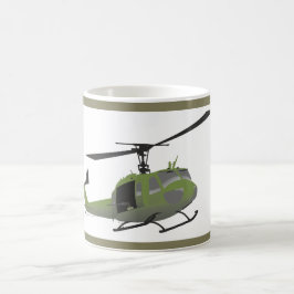 UH-1 Huey Militärhelikopter Mugg