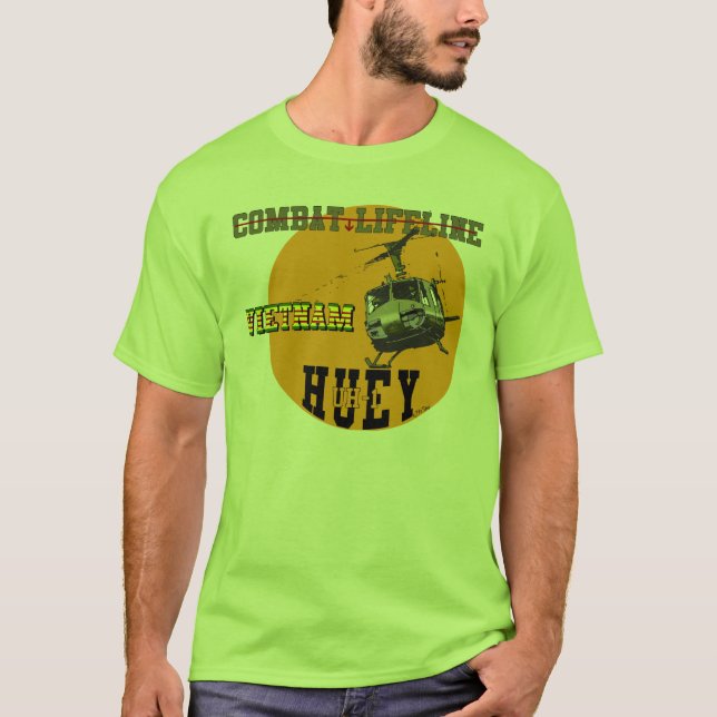 UH-1 Huey: StridLifeline - Vietnam T-shirt (Framsida)
