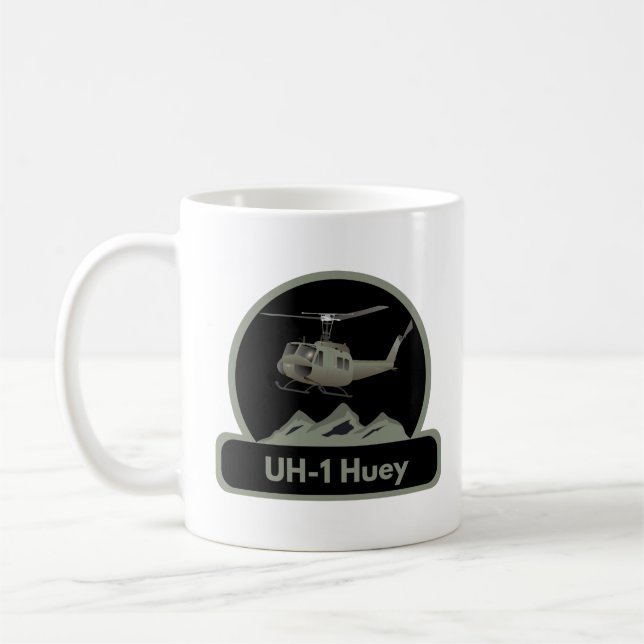 UH-1 Hueyhelikopter Kaffemugg (Vänster)