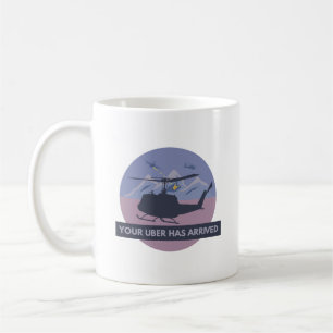 UH-1 Hueyhelikopter Kaffemugg