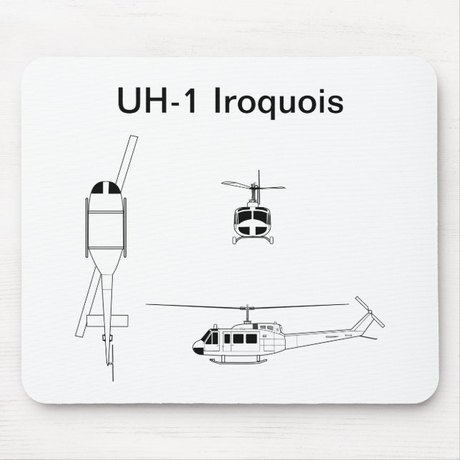 UH-1 Irokvois Musmatta (Framsidan)
