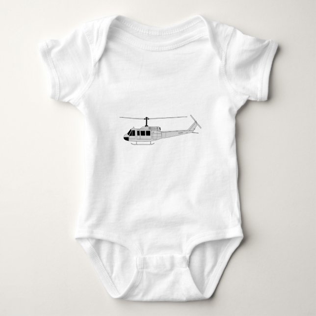 UH-1-profil - verktygets helikopter Tee Shirt (Framsida)
