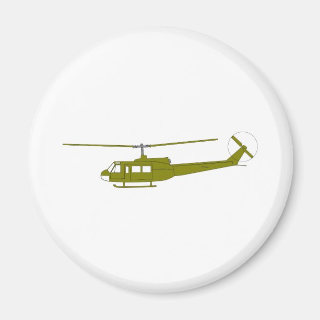 UH-1H 'Huey' Utility Helicopter Magnet (Framsidan)