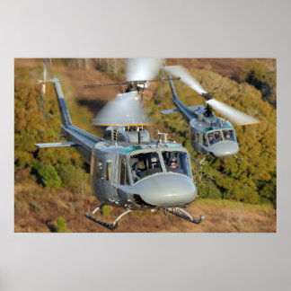UH-1H Irokvois Poster