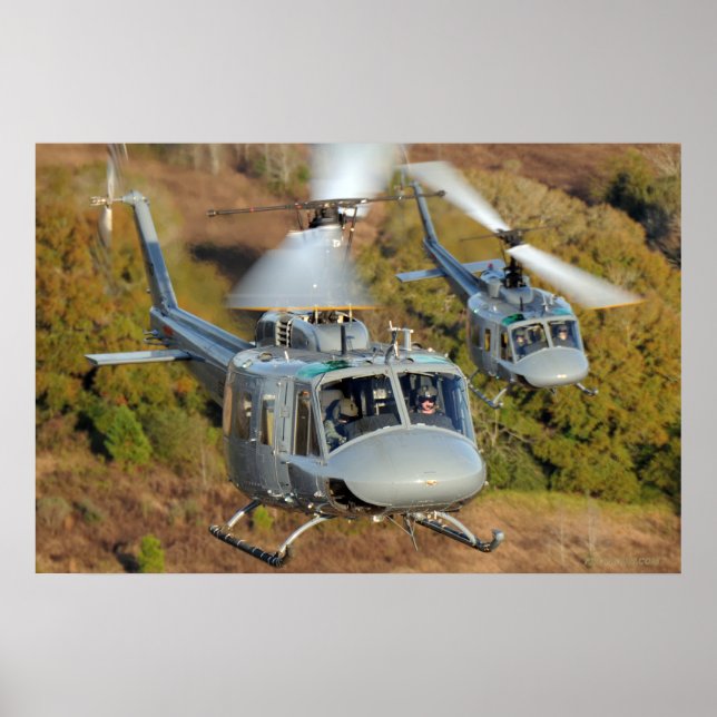 UH-1H Irokvois Poster (Framsidan)