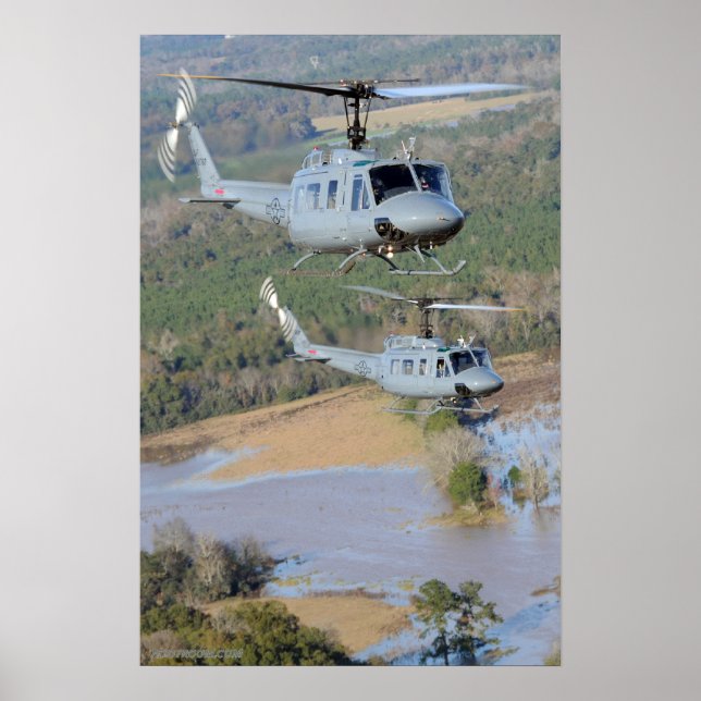 UH-1H Irokvois Poster (Framsidan)