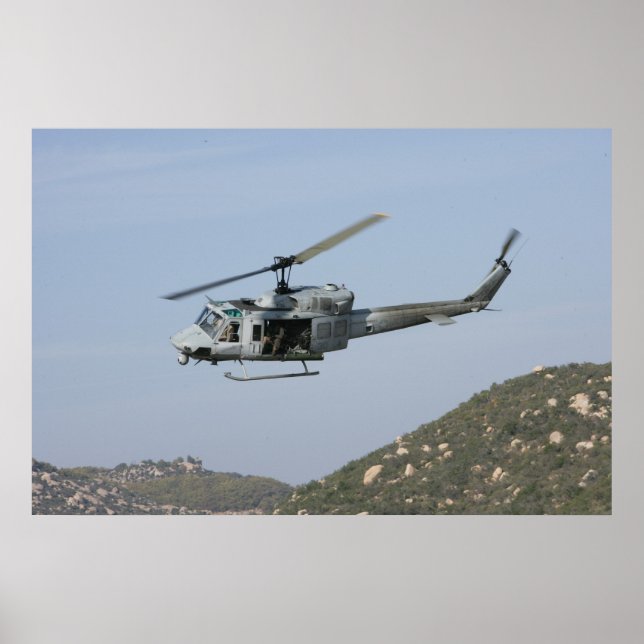 UH-1N Huey Poster (Framsidan)
