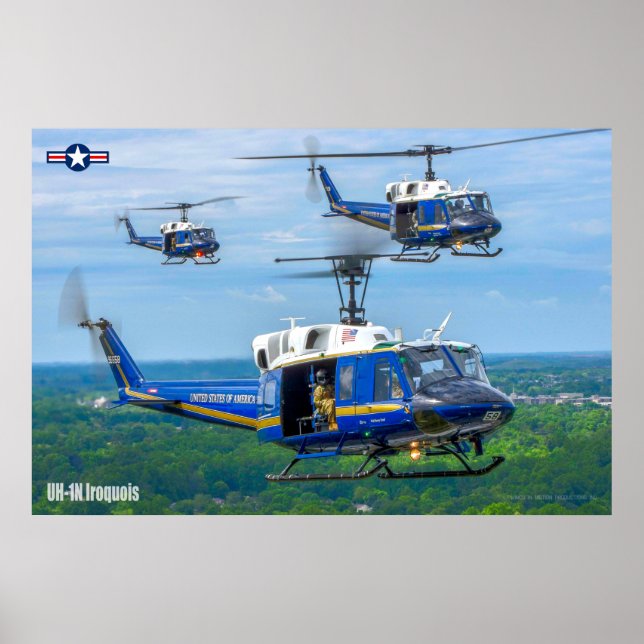 UH-1N IROQUOIS POSTER (Framsidan)
