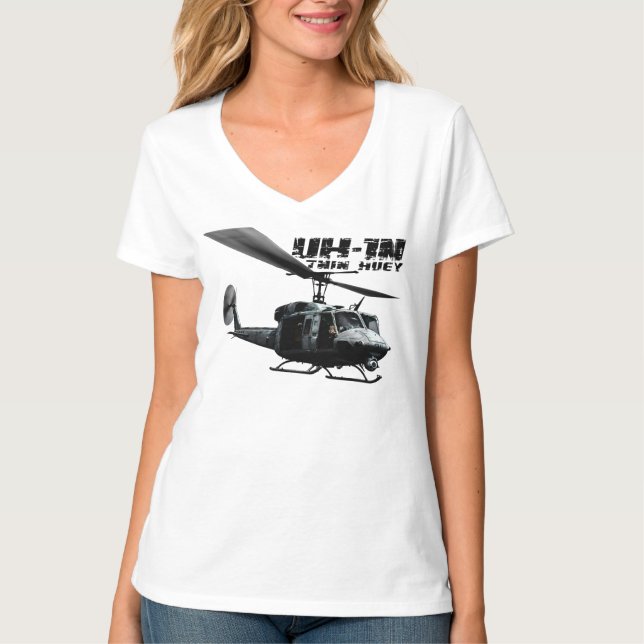 UH-1N kopplar samman Huey Tröja (Framsida)