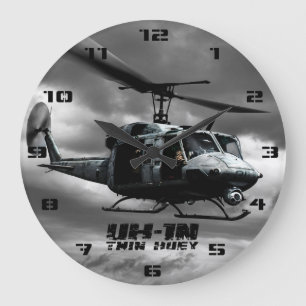 UH-1N Twin Huey Stor Klocka