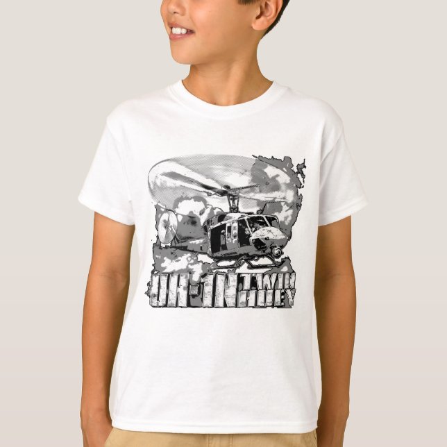 UH-1N Twin Huey T Shirt (Framsida)