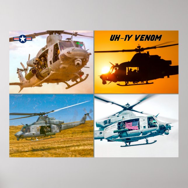 UH-1Y VENOM POSTER (Framsidan)