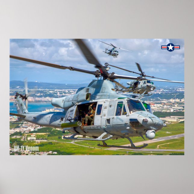 UH-1Y VENOM POSTER (Framsidan)