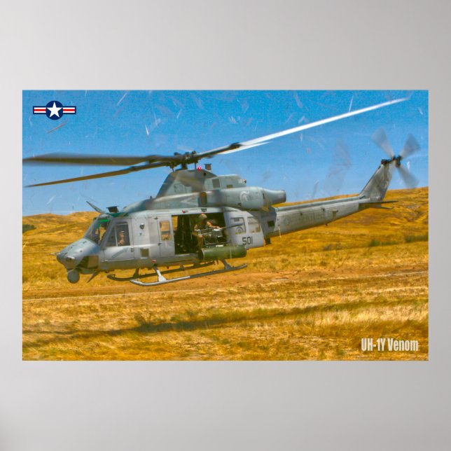 UH-1Y VENOM POSTER (Framsidan)